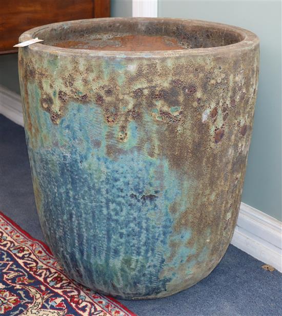 A large garden planter W.60cm